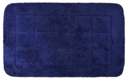 RIDDER - DELHI Kúpeľňová predložka 50x80 cm, 100% polyester, tmavo modrá (1712303)