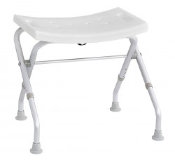 RIDDER - HANDICAP Kúpeľňová stolička, sklopná, biela (A0050301)