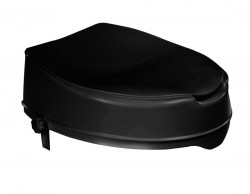 RIDDER - HANDICAP WC sedátko zvýšené 10cm, čierna (A0071010)