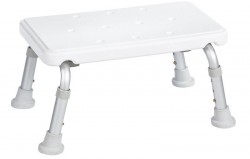 RIDDER - Kúpeľňová stolička na nohy, biela (A0102601)