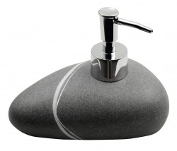 RIDDER - LITTLE ROCK dávkovač mydla na postavenie, šedý (22190507)