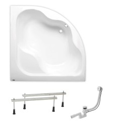 Rohová vaňa Laguna Samanta Plus 140x140 cm akrylát ľavá aj pravá SIKOSM1400AN (SIKOSM1400AN)