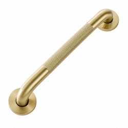 Rovné kúpeľňové madlo Brush Gold (REA-89055)