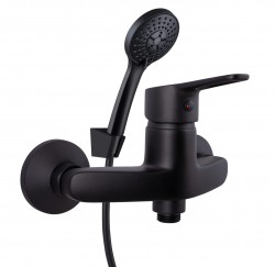 Rubineta - Sprchová batéria UNO-12/K NEW čierna (OLBAUN12KBNEW)