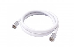 Rubineta - Sprchová hadica PVC čierna / biela - Farebnica - Biela (OLBA600058B)