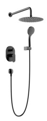 Rubineta - ULTRA-2F GRAFIT, podomietkový sprchový set vrátane príslušenstva (OLBA625058)