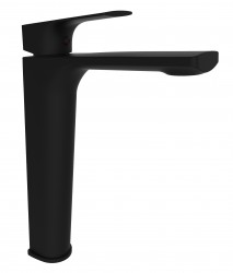 Rubineta - Umývadlová vysoká batéria MODENA-18D čierna (OLBAMOD18DB)