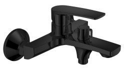 SAMONA - KORANA nástenná vaňová batéria, čierna mat (10221001B)