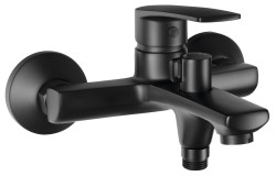 SAMONA - KORANA nástenná vaňová batéria, čierna mat (10221001B)