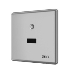 SANELA - Automatický splachovač WC, s elektronikou ALS na tlakovú vodu, 6 V, Bluetooth, matná nerezová (SLW 01NKBX)