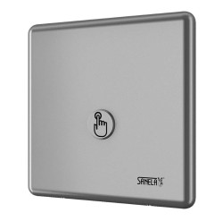 SANELA - Automatický splachovač WC s tlačidlom piezo, sieťové napájanie (SLW 01P)