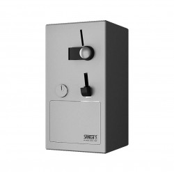 SANELA - Automaty Mincový automat dverového zámku, antivandal matná nerezová (SLZA 40)