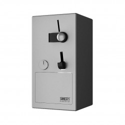 SANELA - Automaty Mincový automat pre jednofázový spotrebič, matná nerezová (SLZA 41)