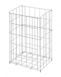 SANELA - Drátěné koše Drôtený kôš, 540x340x260 mm, oceľ/biela (SLZN 42)