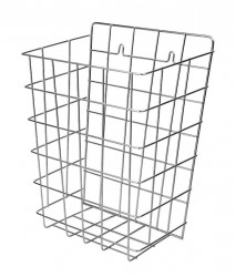 SANELA - Drátěné koše Nerezový drôtený kôš, objem 15 l (SLZN 41)