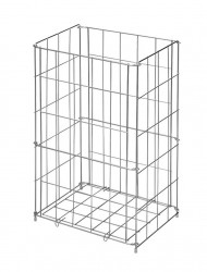 SANELA - Drátěné koše Nerezový drôtený kôš, objem 47 l (SLZN 43)