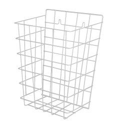 SANELA - Drôtený kôš, 15 l, biela (SLZN 40)