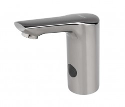 SANELA - Elektronický umývadlový ventil, sieťové napájanie, metal grey (SLU 62H)