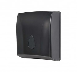 SANELA - Hygiena toalety Zásobník na papierové uteráky skladané, čierna (SLDN 03N)