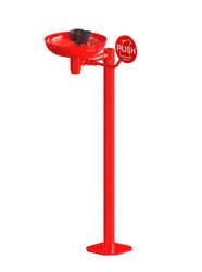 SANELA - Lékařské sprchy Voľne stojaca očná sprcha s dvoma hlavicami (SLSN 25)