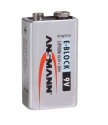 SANELA - Napájacia lítiová batéria 9 V/1300 mAh, typ U9VL (SLA 09)