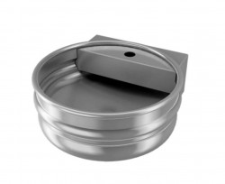 SANELA - Nerezová umyvadla Guľaté umývadlo KEG, 1 otvor na batériu, nehrdzavejúca oceľ (SLUN 77A)