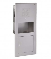 SANELA - Nerezová umyvadla Multifunkčné umývadlo z nehrdzavejúcej ocele, predná montáž, Antivandal, matná (SLUN 70P)