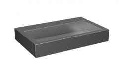 SANELA - Nerezová umyvadla Umývadlo 700x440 mm, bez otvoru na batériu, matná nerezová (SLUN 68)