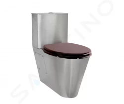 SANELA - Nerezová WC WC kombi, nerezové (SLWN 15)