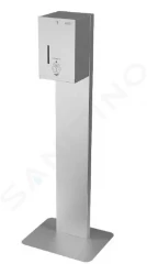 SANELA - Nerezové dávkovače Automatický stojací dávkovač dezinfekcie, objem 5 l, sieťové napájanie, matná nerezová (SLZN 59ES)