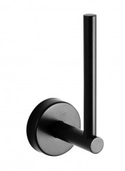 SANELA - Nerezové doplňky Držiak toaletného papiera, matná čierna (SLZD 23N)