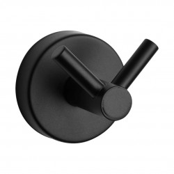 SANELA - Nerezové doplňky Dvojháčik, matná čierna (SLZD 01N)