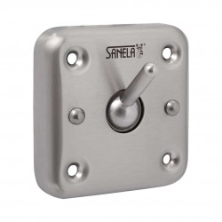 SANELA - Nerezové doplňky Háčik z nehrdzavejúcej ocele so systémom Anti-suicidal, matný (SLZN 70)