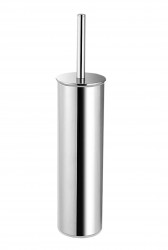 SANELA - Nerezové doplňky WC kefa nástenná, s držiakom, lesklá nerezová (SLZN 19)