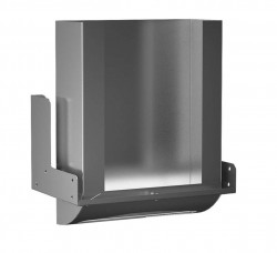 SANELA - Nerezové doplňky Zásobník skladaných uterákov za zrkadlo, nerezový (SLZN 84H)