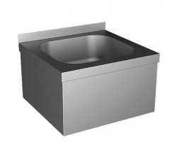 SANELA - Nerezové dřezy Drez z nehrdzavejúcej ocele, 465x440 mm, s opláštením (SLUN 03)