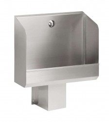 SANELA - Nerezové pisoárové žlaby Pisoárový žľab z nehrdzavejúcej ocele bez elektroniky, dĺžka 600 mm (SLPN 02)