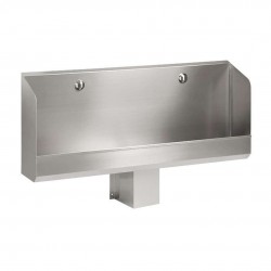 SANELA - Nerezové pisoárové žlaby Pisoárový žľab z nehrdzavejúcej ocele so skrytým splachovaním, dĺžka 1200 mm, 6 V (SLPN 03CB)