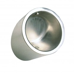 SANELA - Nerezové pisoáry Antivandalový pisoár z nehrdzavejúcej ocele guľatý (SLPN 09)