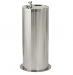 SANELA - Nerezové pitné fontánky Pitná fontánka s tlačnou armatúrou, nerezová (SLUN 23)