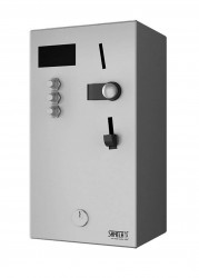 SANELA - Nerezové příslušenství Mincový automat na 1-3 sprchy, interaktívne ovládanie (SLZA 01N)