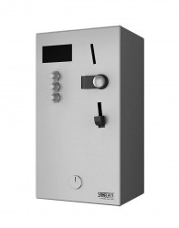 SANELA - Nerezové příslušenství Mincový automat na 1-3 sprchy, priame ovládanie (SLZA 01M)