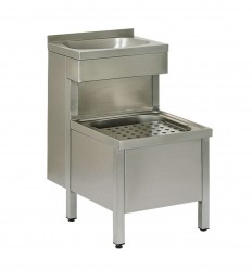 SANELA - Nerezové výlevky Kombinovaná výlevka z nehrdzavejúcej ocele (SLVN 02)