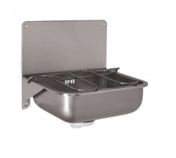 SANELA - Nerezové výlevky Výlevka závesná 44x33 cm, nerezová (SLVN 01)