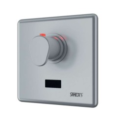 SANELA - Ovládanie spŕch s termostatickým ventilom na teplú a studenú vodu na batériové napájanie, chróm (SLS 02TB)