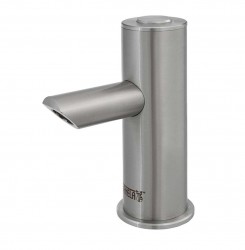 SANELA - Piezo baterie Nerezová umývadlová batéria Piezo, regulácia vody roháčikmi, sieťové napájanie, antivandal (SLU 93P)