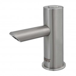 SANELA - Piezo baterie Umývadlová batéria Piezo antivandal, napájanie z batérie 6V, nehrdzavejúca oceľ (SLU 93PDB)