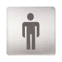 SANELA - Piktogram WC muži, nerezová (SLZN 44AA)