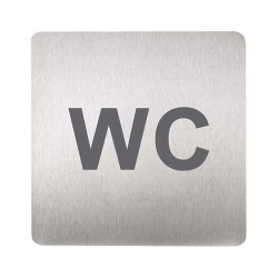SANELA - Piktogram WC, nerezová (SLZN 44T)