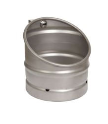 SANELA - Pisoár KEG s integrovaným automatickým splachovačem, antivandal, napájení 230V AC/24V DC, nerez (SLPN 10E)